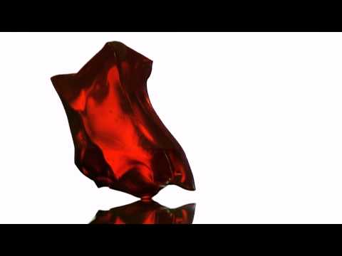 Gelatin cubes dropped onto solid surface High Speed Video 6200 fps