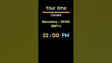 GMT+1｜22:00 PM｜BARCELONA