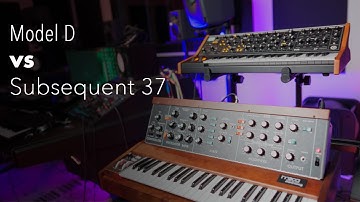 Minimoog Model D vs Subsequent 37 Comparison (BASS)
