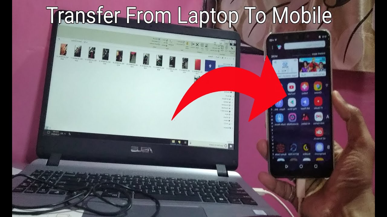 how to transfer presentation from laptop to phone