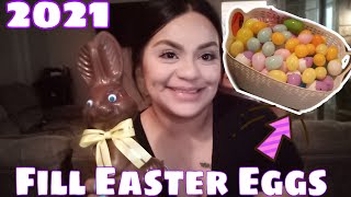 Fill Easter Eggs + Piñata With Me!! Easter 2021! (Candy & Non Candy Ideas)!