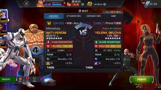 AW Season 67. Anti-Venom vs Yelena on Node 20 Strike Counter / Never back Down / Use It or Lose It