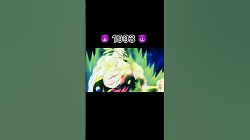 Broly 2018 vs 1993 Dragon ball Super Vs Dragon Ball Z