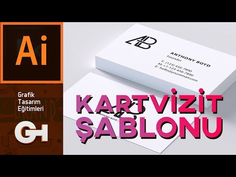 Video: Kartvizit şablonu Nereden Alınır