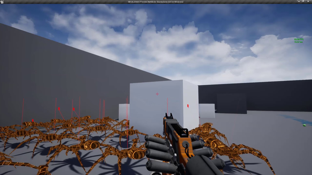 Unreal MEGAJAM 2020 - Alien Spiders project