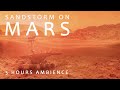 Mars sandstorm ambience  3 hours of wind sounds for sleep relaxation and study