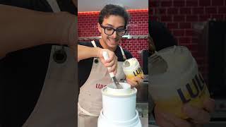 Transformei pudim em gelato