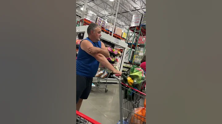 Asking husband how much he likes to come to Costco with his wife.😂#foryou #funnyshorts #funnyvideos