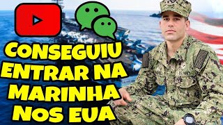 BRASILEIRO TRABALHA DE SOLDADO DA MARINHA NOS ESTADOS UNIDOS