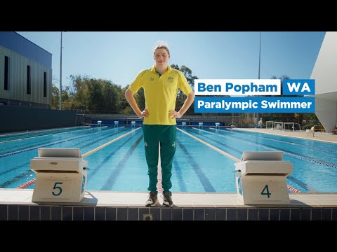 Meet Ben Popham, Para-swimming champion and Bupa Ambassador