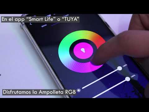 Ampolletas Inteligentes Set x3 Maxwell E27 Wifi Tuya RGB 9W