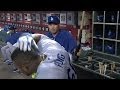 Yasiel Puig and Hyun-Jin Ryu DUKE IT OUT in the dugout!