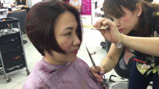 Pixie hair cut