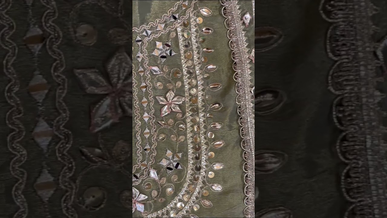 Kacha gota pure tissue zari suit💚