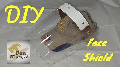 DIY face shield (getting fancy with it)