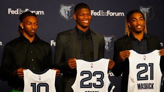 Grizzlies 2025 Draft Class Introductory Press Conference