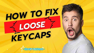 🌌 How to fix loose keycaps by Keycap Universe! 🌌 #resinkeycaps #howtofix #keyboard #keycapuniverse