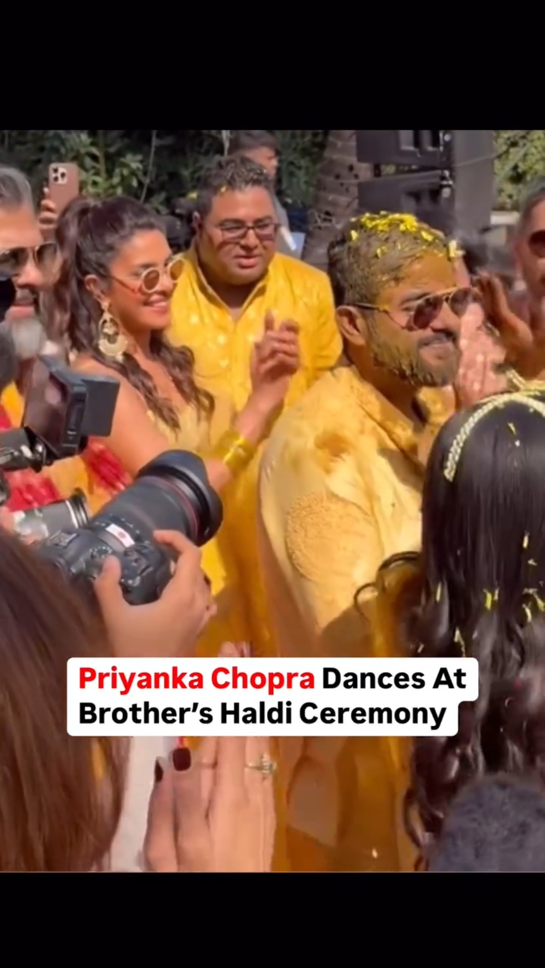 Priyanka Chopra DANCES during her brother's Haldi ceremony ? #shorts #priyankachopra