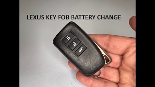 Lexus Key Fob Battery Replacement