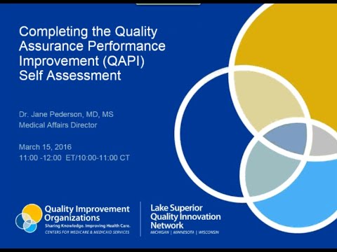 Working Webinar: Completing the QAPI Self-Assessment - YouTube