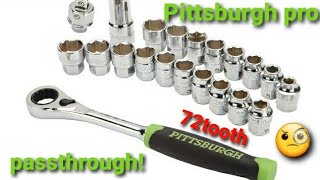 Pittsburgh 21 pc. go-thru socket set