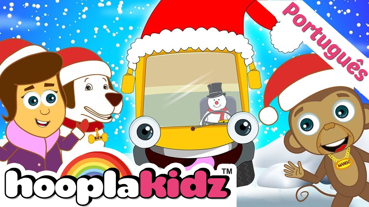 ⁣Natal As Rodas Do Ônibus | Músicas Infantis 🎁 🚌  | HooplaKidz Brasil