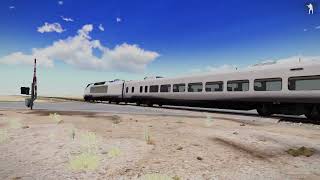 Hight speed train on arma3 TOH map