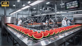 Inside The Watermelon Juice Factory Full Process How Million-Dollar Juice Is Made