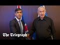 Rishi Sunak arrives in Israel to express &#39;solidarity with Israeli people&#39;