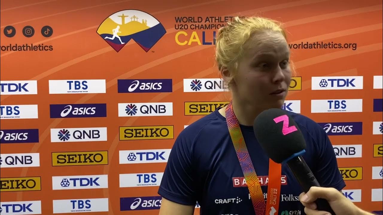 Emma Sralla 🇸🇪 champion discus throw World Athletics Championships