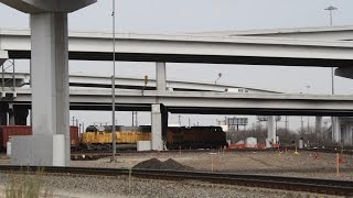 Union Pacific #9683 Heads North Past Tower 55