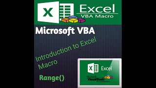 Microsoft VBA | Introduction |Excel Macros| Range|Lession3