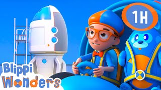 Rocketer Blippi | Blippi Wonders | Educational Kids Videos | Moonbug Kids