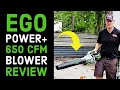 EGO Power+ 650 CFM Blower LB6500 Review | 650 CFM vs 580 CFM | Electric Lawn Service