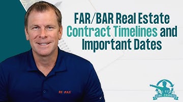 FAR/BAR Real Estate Contract Timelines and Important Dates