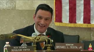 Sen. Testa Questioning Labor Commissioner on Unemployment System Failures