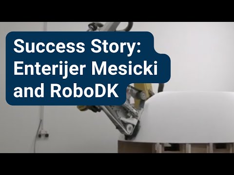 Enterijer Mesicki and RoboDK Transform Serbian Furniture Manufacturing with FANUC Robotic Cell