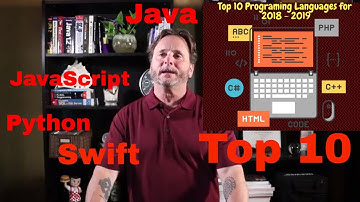 Top 10 Programming Languages for 2018 and 2019