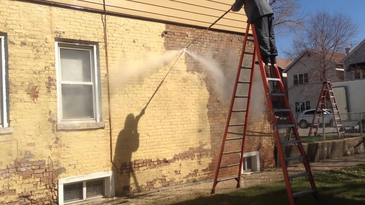 Brick Cleaning Chicago Paint Removal Chicago YouTube