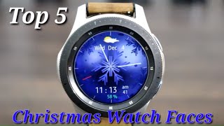 Top 5 Free Galaxy Watch/Galaxy Watch Active 2 Christmas Watch Face screenshot 4