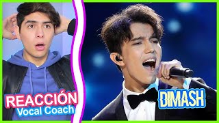 Dimash jugando con su voz y olvidó que era humano Reacción  - Vocal Coach Reacciona | Vargott