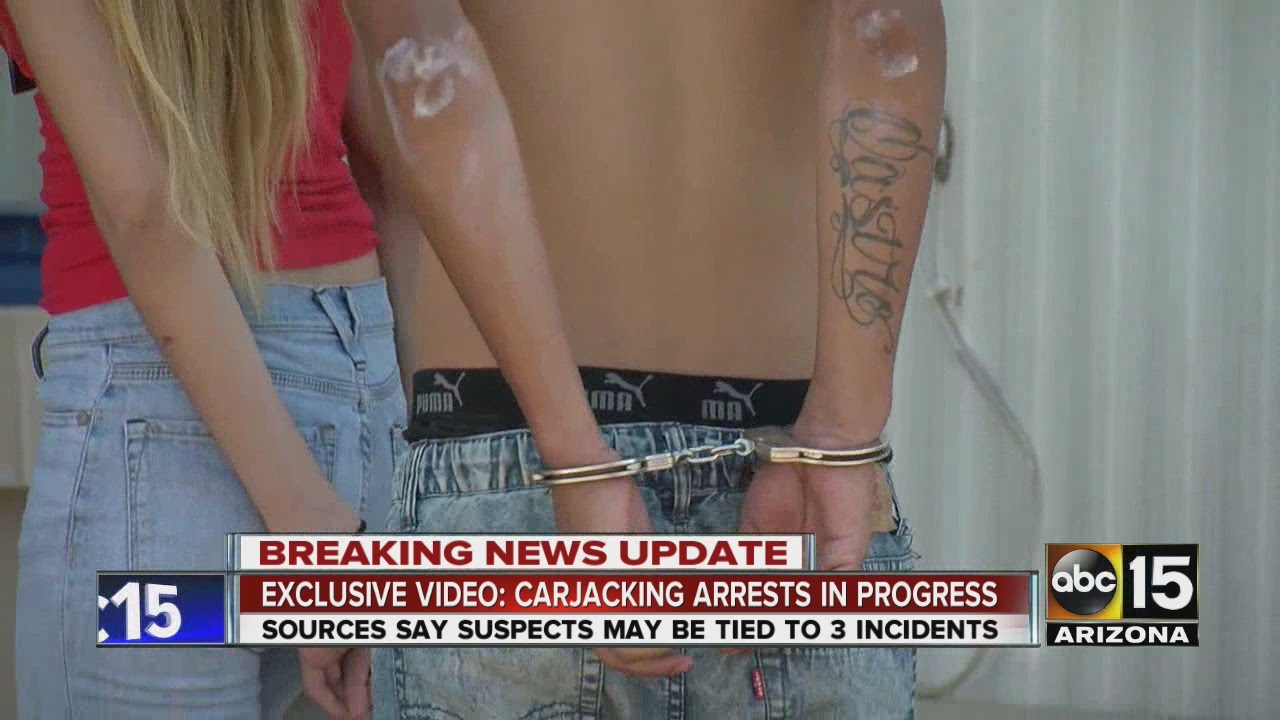 Phoenix carjacking suspects in custody - YouTube