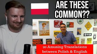 Reaction To 20 Funny Translations Between English & Polish
