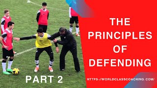 Soccer TRAINING - Principles of Defending 1v1 to 11v11 Part 2