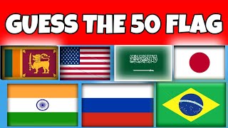 Guess the Flags | 50 Flags Quiz || youtubeathar