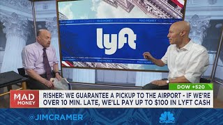 Lyft CEO David Risher goes oneonone with Jim Cramer