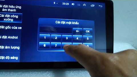 Hướng dẫn bật đèn Led các phím chức năng trên màn Android ô tô