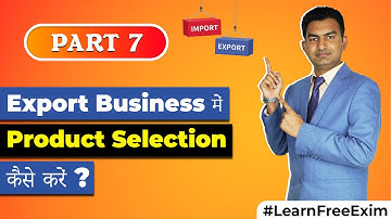 Export Business में Product Selection कैसे करे ? | How to Select Product for Export..?