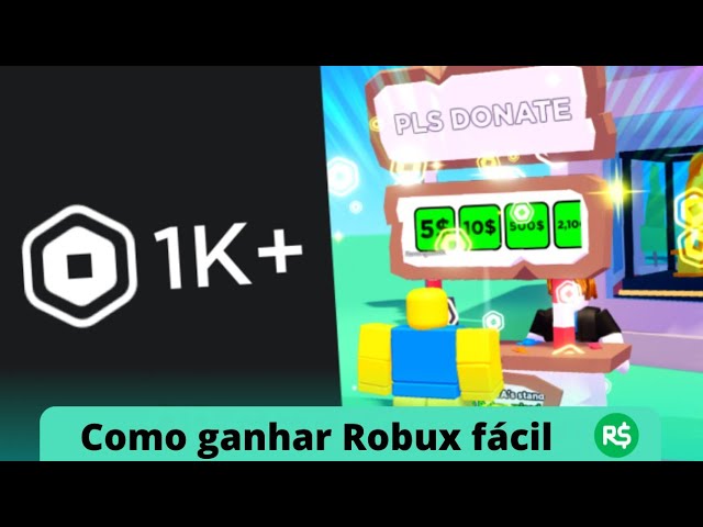 Como conseguir robux no pls donate!! #plsdonate #robuxgratis #ymariaa