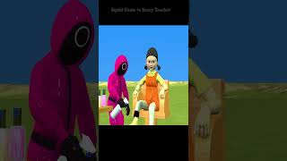 Scary Teacher 3D Nick vs Miss T Troll Doll Squid Game in Makeup Toenail Glitter Challenge #shorts